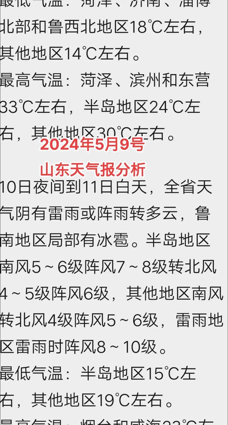 山东省16-17号最新天气预报来啦！